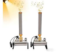 SIEEOUR Lanceur De Confettis Portable 150w, 2 Pièces Machine Électrique À Confettis Avec Télécommande Sans Fil, Angle Réglable Pour Révélations De Genre Et Grands Spectacles,Scènes