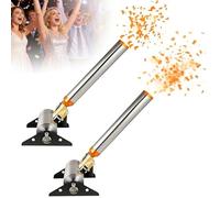 SIEEOUR Lanceur Professionnel 150w Avec Télécommande, 2 Pièces Machine Électrique À Confettis, C-anon Pour Mariage, Angle Réglable Pour Cérémonies Et Événements D'entreprise,Scènes