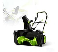 SIEEOUR Machine À Dégager La Neige, Souffleur À Neige Moteur sans Balais 3500w - sans Fil, Alimenté par Batterie 40v avec Distance De Lancer 25 Pi,pour Neige Mouillée Lourde sur Allées