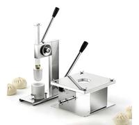 SIEEOUR Machine Manuelle À Buns Cuits À La Vapeur,Machine À Bao Chinoise,M-achine Semi-Automatique À Préparer Des Baozi,Construction En Acier Inoxydable,Pour Commerciales, Cafétérias(C-large)