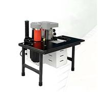 SIEEOUR Machine Portative Pour Le Travail Du Bois À Bander Les Chants, 1200w Bandeuse De Chants Droite Et Courbe, Machine À Bander Avec Collage Double Face,Pour Bois Et Panneau Intégré(Black)