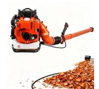 SIEEOUR Souffleur À Dos 4-Temps 95cc avec Sortie 10hp,Professionnel Commercial Essence pour Pelouse,avec Système Refroidissement Air Avancé Et Harnais Confortable,pour Applications Extérieures(Red)