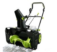 SIEEOUR Souffleur À Neige À Moteur sans Balais 3500w, Souffleur À Neige sans Fil - Batterie 40v, 20 Pouces, Distance De Lancer 25 Pieds avec Lumières LED pour Neige Mouillée sur Allées