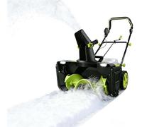 SIEEOUR Souffleur À Neige, Alimenté par Batterie 3500w, 40v sans Fil, 20 Pouces De Largeur avec Distance De Lancer 25 Pieds Et Double Éclairage LED pour Allée, Entrée Et Usage Intensif