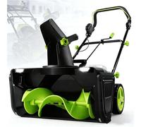 SIEEOUR Souffleur À Neige Professionnel, Souffleur À Neige sans Fil 20 Pouces, Alimenté par Batterie 40v, Moteur sans Balais 3500w, Distance De Lancer Neige 25 Pi,pour Terrains Résidentiels