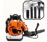 SIEEOUR Souffleur De Feuilles À Dos Professionnel 95cc, Souffleur De Feuilles À Moteur Puissant, Technologie De Moteur 4-Temps, Fournit Une Sortie 10 HP pour Entretien De Jardin Prolongé(Red)