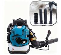 SIEEOUR Souffleur De Feuilles À Dos Professionnel 95cc, Souffleur De Feuilles À Moteur Puissant, Technologie De Moteur 4-Temps, Fournit Une Sortie 10 HP pour Entretien De Jardin Prolongé(Blue)