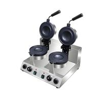 SIEEOUR Ufo Sandwich Maker With Timer,Ice Cream Filling Waffle Maker & Gelato Panini Press Machine,Fer À Gaufre Burger Commercial À Chauffage Double Face,Pour Camion De Nourriture(Double head)