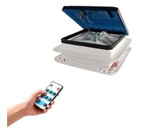 SIEEOUR Ventilateur De Toit Pour Camping-Car Super Silencieux, Extracteur Pour Salle De Bain, 14 Pouces Avec Télécommande, 6 Vitesses Réversible,Pour Un Sommeil Paisible En Camping-Car