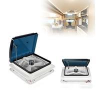 SIEEOUR Ventilation De Toit Étanche Pour Camping-Car, Ventilateur Extracteur Réversible 6 Vitesses, 14 Pouces Avec Télécommande Et Fermeture Automatique Au Pluie,Pour Camping-Car Étanche