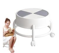 Siège à rouleau bas,Tabouret à roulement bas,Siège de chaise basse à roulettes avec roues | Tabouret Rolling Step, Chaise à roulettes avec roues pivotantes à 360°, poulie rotative tabouret bas pour