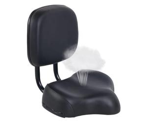 Siège arrière de vélo - Large dossier de selle confortable - Siège de vélo ergonomique de rechange rembourré | Sièges confortables pour homme et femme pour montagne, route, ville, trajet, stationnaire