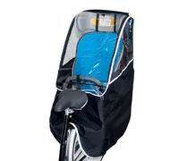 Siège arrière de vélo pour enfant - Protection contre la pluie - Poncho - Avec fenêtre transparente - Bandes réfléchissantes - Protection contre le vent - Housse de pluie pour - Siège de vélo