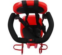 Siège arrière de vélo pour enfants, Rembourrage confortable, Facile à installer, Rouge