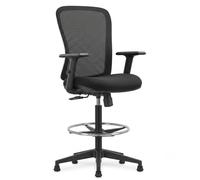 Siège assis-debout noir RAXUS - assise 64 à 88 cm | Waytex