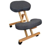 Vivezen – Tabouret ergonomique siège assis‑genoux en bois pliable et réglable – 3 coloris
