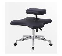Siege Assis Genoux Chaise de Bureau de méditation, Ergonomique, à Genoux, Jambes croisées, pour la Maison, Tabouret à Jambes croisées avec 5 Roues de Frein