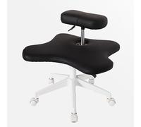 Siege Assis Genoux Chaise de Bureau Ergonomique et Polyvalente pour la méditation, avec roulettes | Assise en Tailleur pour Un Usage Domestique | Bureau réglable en Hauteur pour Les Amateurs