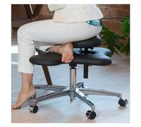 Siege Assis Genoux Chaise de Bureau Ergonomique pour la méditation, Tabouret Moderne à Genoux et Jambes croisées, siège de Bureau à Domicile sans Soutien Lombaire pour Les Amateurs de Yoga e