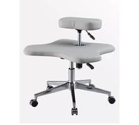 Siege Assis Genoux Chaise de Bureau Ergonomique pour méditation, Assise à Genoux, Jambes croisées, Confortable, Assise Multiple, pivotante, pour Yoga à Domicile, Coiffeuse, Hauteur réglable,