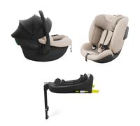 Kinderkraft Siège auto ENDURA SAFE 3-en-1 I-LITE+I-FIX Base ISOFIX rotative R129/3 Beige 0-12 ans