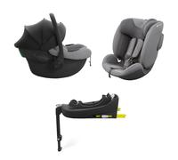 Kinderkraft ENDURA SAFE 3en1 Siège Auto I-LITE+I-FIX, Base ISOFIX, Gris