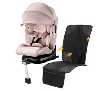 Siège Auto 360°i-Size avec ISOFIX, de 40 à 150 cm - Rotation à 360°, convient de la naissance à 12 ans, 12 réglages de tête et tissu lavable - la sécurité avant tout (Rose)