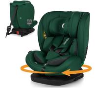 Siège auto 360° LIONELO Bastiaan i-Size - Base pivotante - ISOFIX - 40-150 cm - 0 à 12 ans - Inclinable - Groupe 0/1/2/3 - Vert