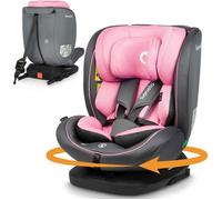 lionelo Siège auto pivotant évolutif Bastiaan i-Size Pink Baby