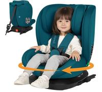 Siège auto 360° LIONELO Bastiaan i-Size - Base pivotante - ISOFIX - 40-150 cm - 0 à 12 ans - Inclinable - Groupe 0/1/2/3 - Indigo