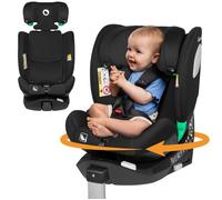 Siège-auto 360° LIONELO Braam iSize - ISOFIX - Base pivotante 360° - 40-150 cm - Groupe 0/1/2/3 - Noir
