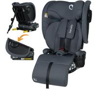 LIONELO NELLY I-SIZE Siège auto pliable avec ISOFIX pour enfants 76-150 cm (15 mois - 12 ans) Contraire de marche et arrière, sangle TT, protection latérale, réglage de l'appuie-tête et du dossier