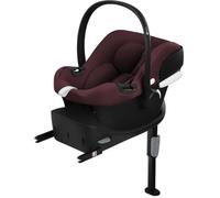 CYBEX Coque Aton B2 i-Size avec Base One, De la naissance à environ 24 mois, Max. 13 kg, Base Isofix et Coussin Réducteur pour Nouveau-né inclus, Compatible SensorSafe, Dynamic Red