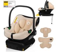 LIONELO ASTRID i-Size Ensemble siège enfant, avec base, 40-87 cm, montage ISOFIX, harnais 3 points, protection latérale, insert Dri-Seat, i-Size R129