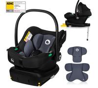 Siège-auto bébé LIONELO Astrid i-Size - Base ISOFIX - 40-87 cm - Groupe 0+ (0-13 kg) - Noir