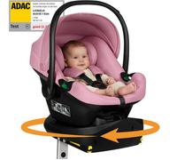Siège auto avec base ISOFIX - LIONELO Astrid i-Size PLUS 180° - ADAC - Cosi bébé 40-87 cm - Rose
