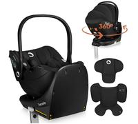 LIONELO MOXIE i-Size SET Siège Auto pour Bébé Avec Base 40 à 87 cm Porte-bébé Fixation et stabilisation ISOFIX Support stabilisateur Protection latérale, Réglage de l'Appui-Tête Insert Dri-Seat