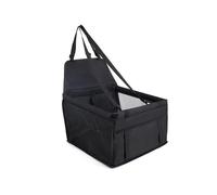 Siège Auto Chien Coussin Siège Voiture pour Chien Chat Sac Suspendu Voyage pour Petite Moyenne Taille Accessoires Cage(Black)