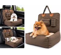 Siege Auto Chien - Kayce Brun - Polyester - 60 x 51 x 20 cm