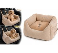 Siege Auto Chien - Megan Beige - Polyester - 62 x 62 x 38 cm