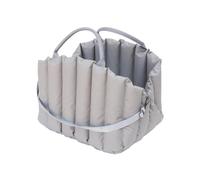 Siège Auto Chien pour Voyage Sac À Main Luxe Hiver Chaud Amovible Portable Extérieur Sécurités Siège pour Chien Compagnie Est Confortable(Light Gray,M 0.5-3kg)