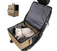 Siège Auto Chien - Sac À Dos Ventral Convertible pour Animal | Siège Auto Chiot en Respirante Lavable et Amovible,Voyages en Voiture SUV Camping-Car Road Trip Chat Chiot Et Races Moyennes