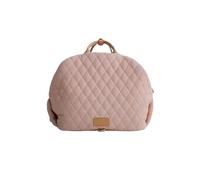 Siège Auto Chien Sac Fourre-Tout De Transport Luxe Décontracté pour Chien Chat, Porte-Voiture, Rehausseur Siège(Pink,S)