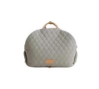 Siège Auto Chien Sac Fourre-Tout De Transport Luxe Décontracté pour Chien Chat, Porte-Voiture, Rehausseur Siège(Light Grey,L)