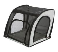 Siège Auto Convertible, Pliable, 4 Côtés À L'échelle Du Réseau, 44 X 37 X 40 Cm, Gris / Noir, Accessoires De Voiture, Chiens, Actualités