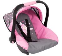 Siège Auto de Poupée - BAYER DESIGN - Gris et Rose - Fille