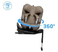 Maxi-Cosi Siège auto évolutif et rotatif Emerald 360 Plus, de la naissance à 12 ans, Authentic Truffle