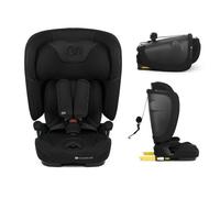Siège-Auto Enfant Kinderkraft FIX2GO I-SIZE, 76-150 cm, 15 Mois à 12 Ans, ISOFIX, Dossier Pliable, Facile à Transporter, Noir