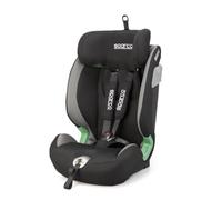 Siège Auto Enfant Sparco ISOFIX i-Size ECE R129 - 76 à 150 cm - Groupe 2/3 - Fixation ISOFIX & Top Tether - Assise Confort - Housse Lavable - Coloris Noir