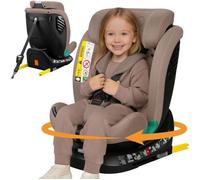 Siège auto évolutif 40-150 cm LIONELO Bastiaan One i-Size - Base pivotante 360° - ISOFIX - Groupe 0+/1/2/3 - Beige